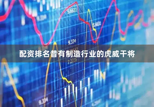 配资排名昔有制造行业的虎威干将