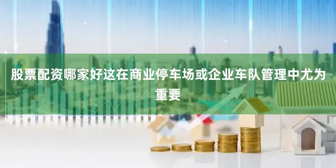 股票配资哪家好这在商业停车场或企业车队管理中尤为重要